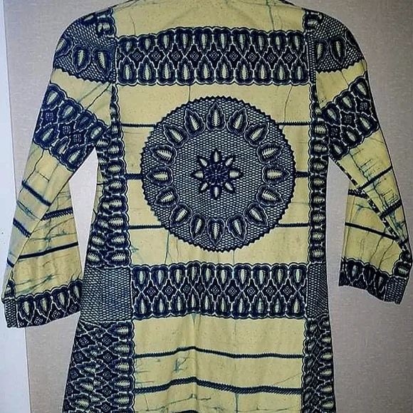 Handmade Geometric Quarter Sleeve Tunic - Picture 10 of 10